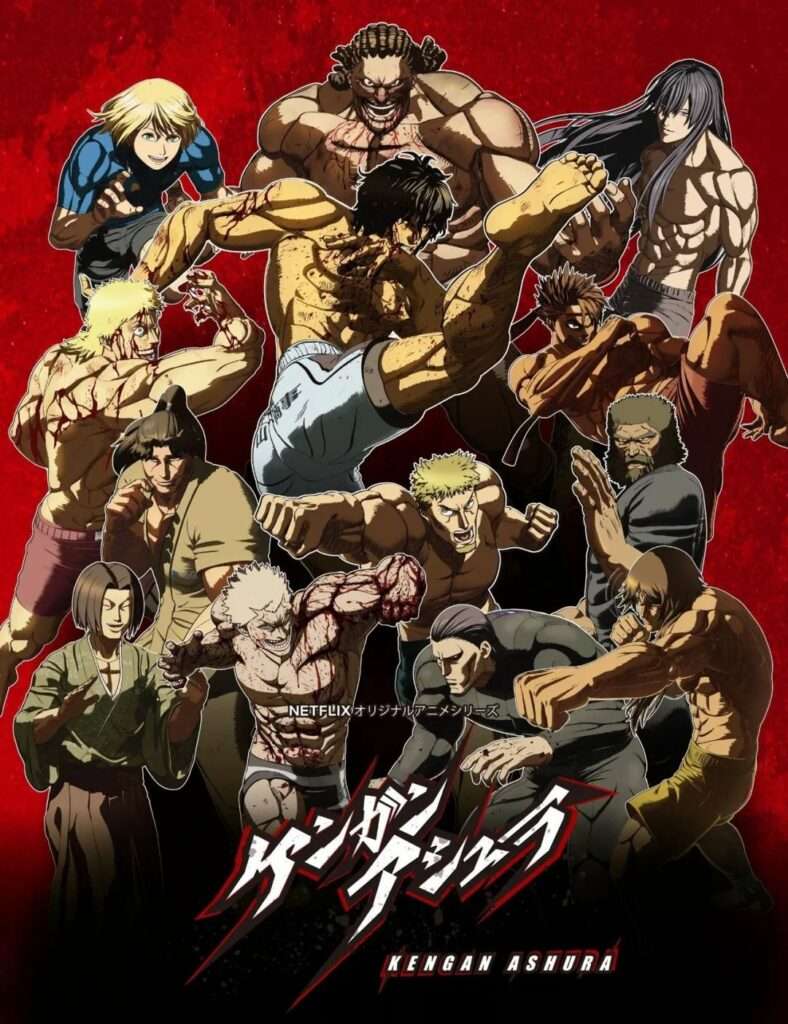 Kengan Ashura - Anime revela Estreia da 2ª Parte na Netflix