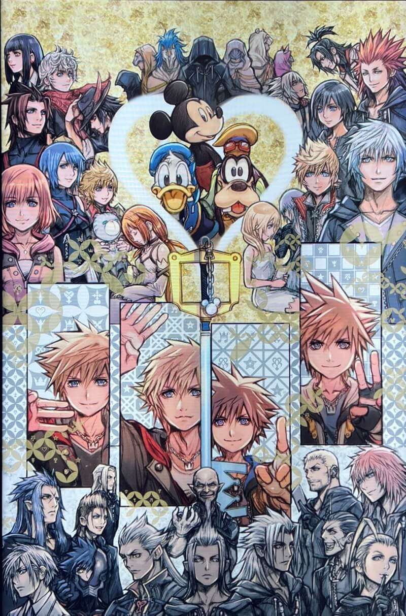 Kingdom Hearts 20th anniversary full art Tetsuya Nomura
