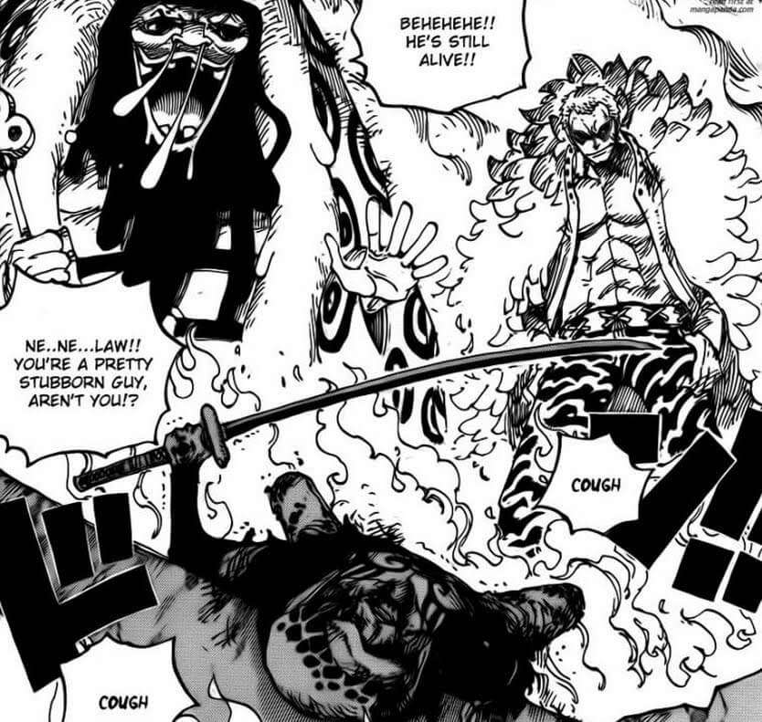 Manga One Piece Volume 78 | Doflamingo & Trebol vs Trafalgar Law