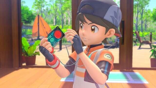 New Pokémon Snap – Jogador com máquina fotográfica