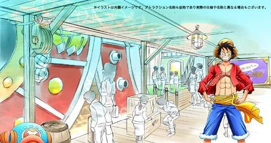 Novo Visual Parque Temático: Tokyo One Piece Tower - Monkey D. Luffy