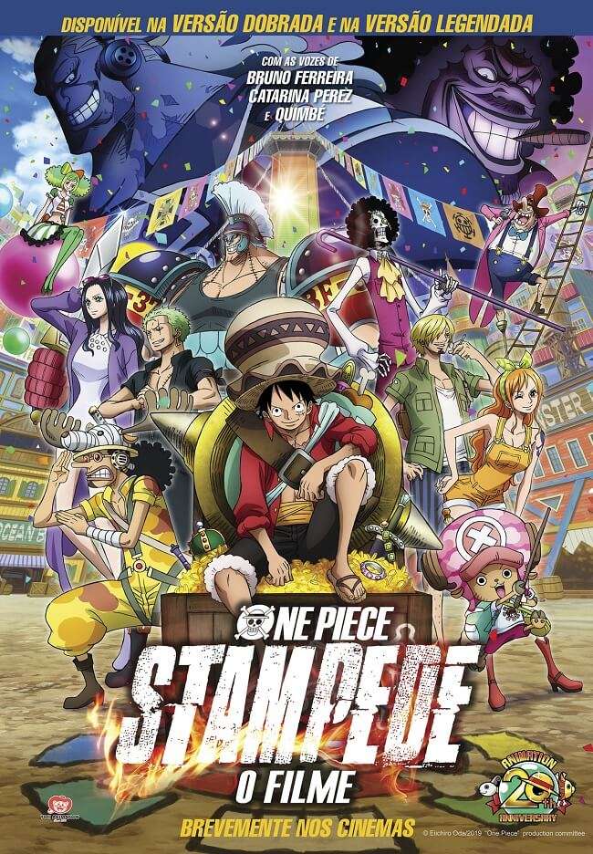 One Piece Stampede - BIGGS divulga Excertos do Filme em Português Calendário de Eventos Janeiro 2020