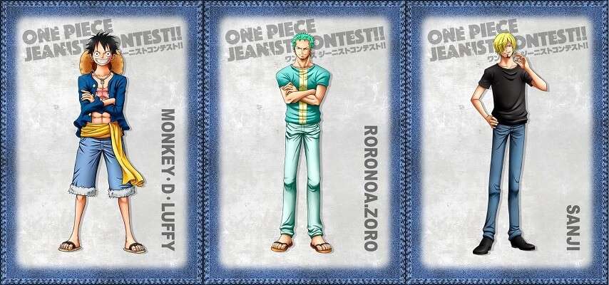 One Piece fashion jeans imagem 1
