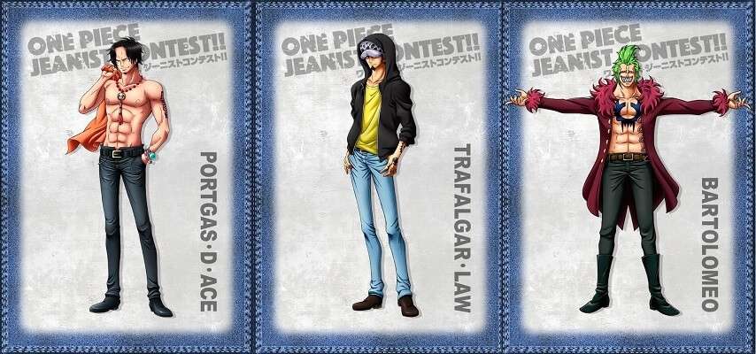 One Piece fashion jeans imagem 2