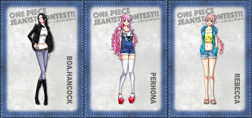 One Piece fashion jeans imagem 4