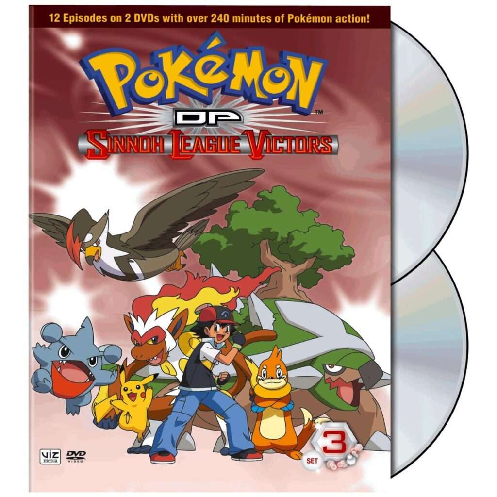 DVDs Blu-rays Anime Setembro 2012 - Pokémon DP Sinnoh League Victors Set 3