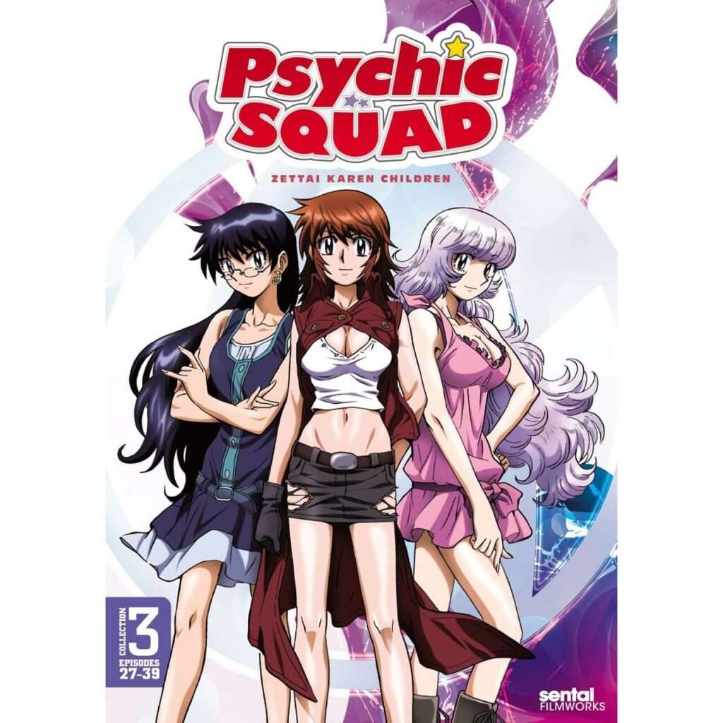 DVDs Blu-rays Anime Setembro 2012 - Psychic Squad Collection 3