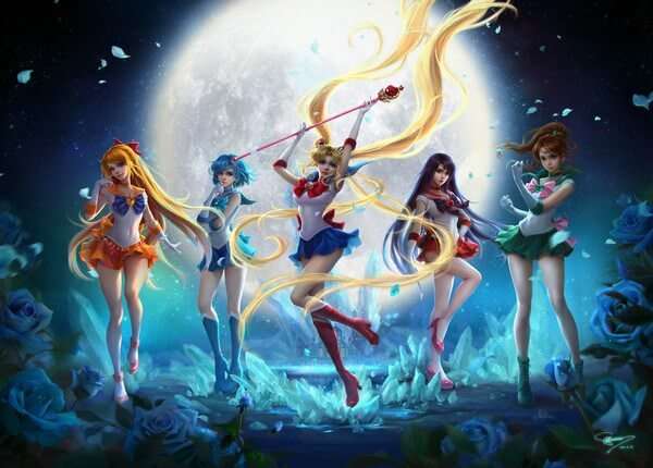 Fanart de Sailor Moon ultrapassa original?