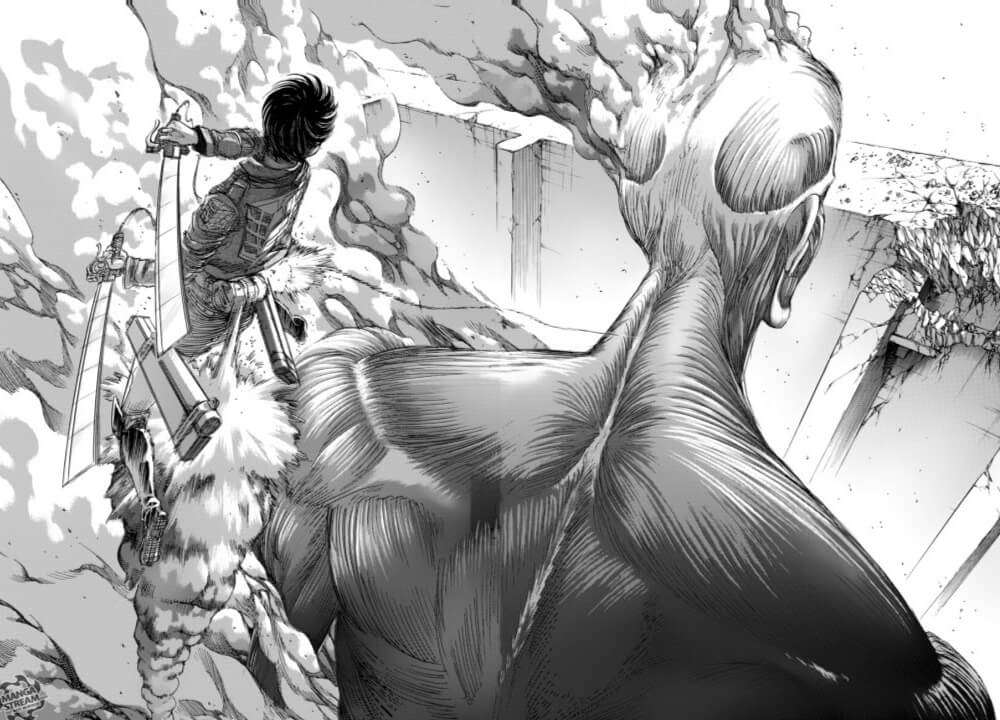 Manga Attack on Titan Volume 20 - Eren vs Colossus Titan