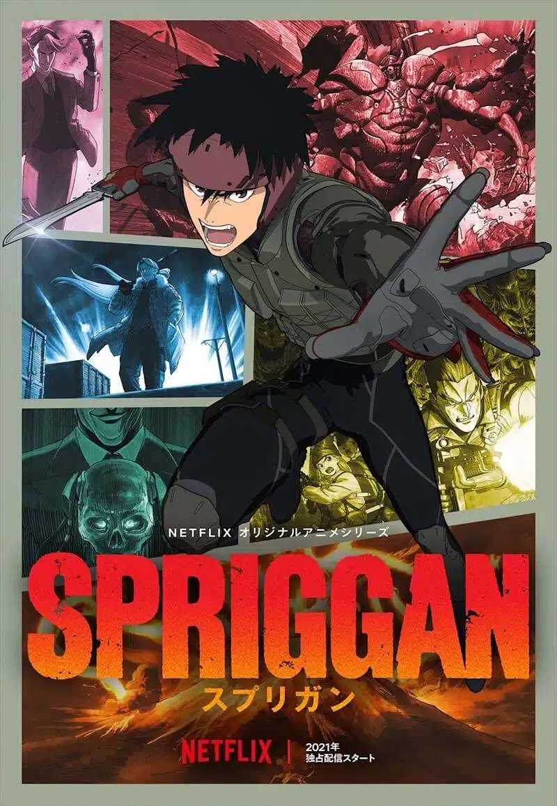 Spriggan - Anime da Netflix revela Novos membros da Produção e Poster