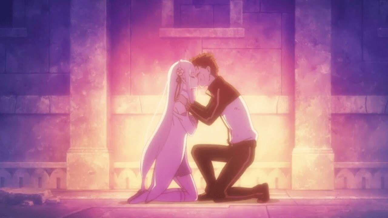 Subaru e Emilia kiss – ReZero kara Hajimeru Isekai Seikatsu