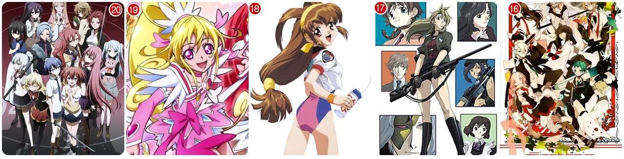 Top 20 Animes Yuri