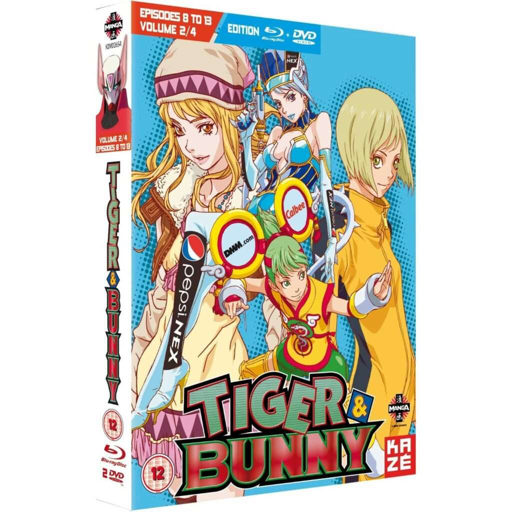 Tiger & Bunny - Volume 2 Blu-ray DVD Combo