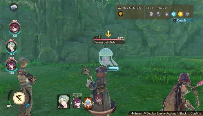 Atelier Sophie 2: The Alchemist of the Mysterious Dream - Combate