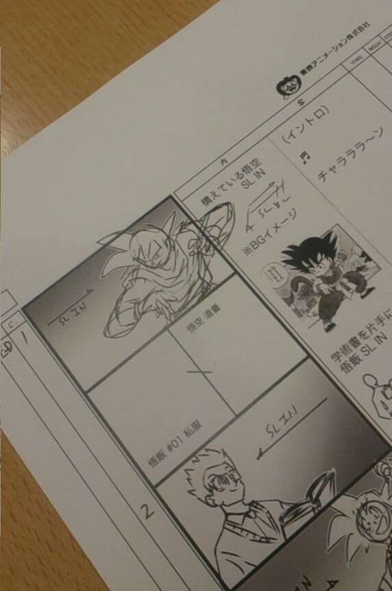 Dragon Ball Super antevê logo e storyboard de créditos