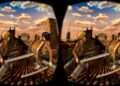 Uma visualização da experiência 3D de Attack on Titan!