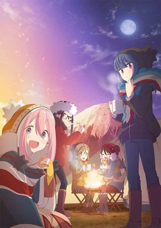 Yuru Camp - Anime apresenta Novo Poster