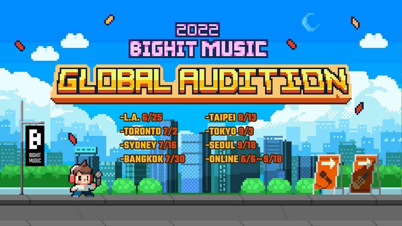 Big Hit Music anuncia Datas e Cidades para Audição Global 2022 — ptAnime