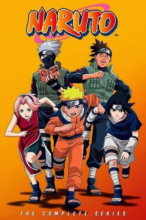 Naruto anime primeira temporada poster oficial