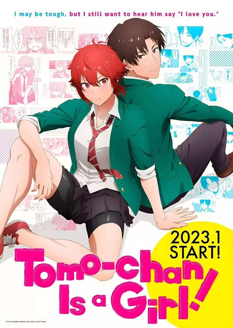 Tomo-chan wa Onnanoko! - Manga de Comédia e Romance recebe Anime