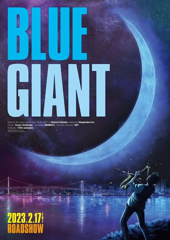 Blue Giant - Filme Anime revela Músicos em Teaser