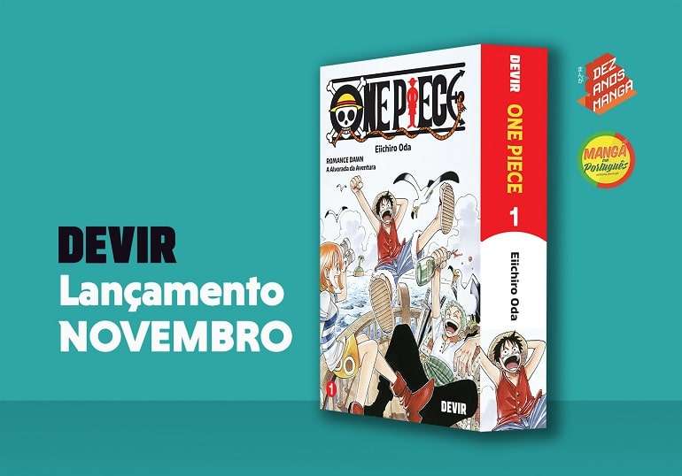 One Piece Manga Novembro 2022 volume 1 editora devir portugal Editora Devir revela Lançamento de One Piece para Novembro
