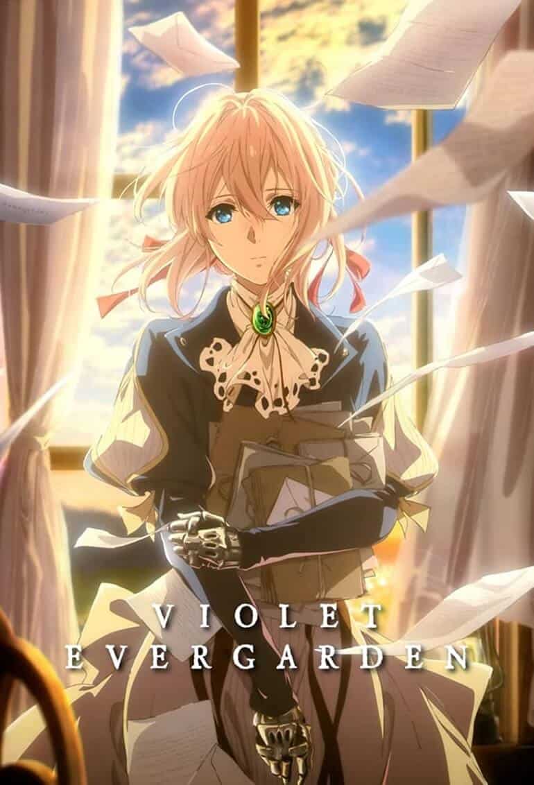 violet evergarden anime poster