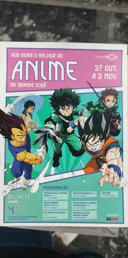Ciclo Anime nos Cinemas NOS do Grande Porto || ciclo anime nos cinemas nos do porto cartaz