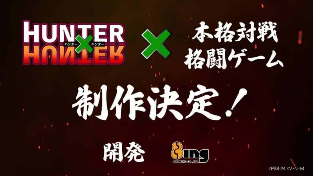 Hunter x Hunter - Anúncio jogo de luta