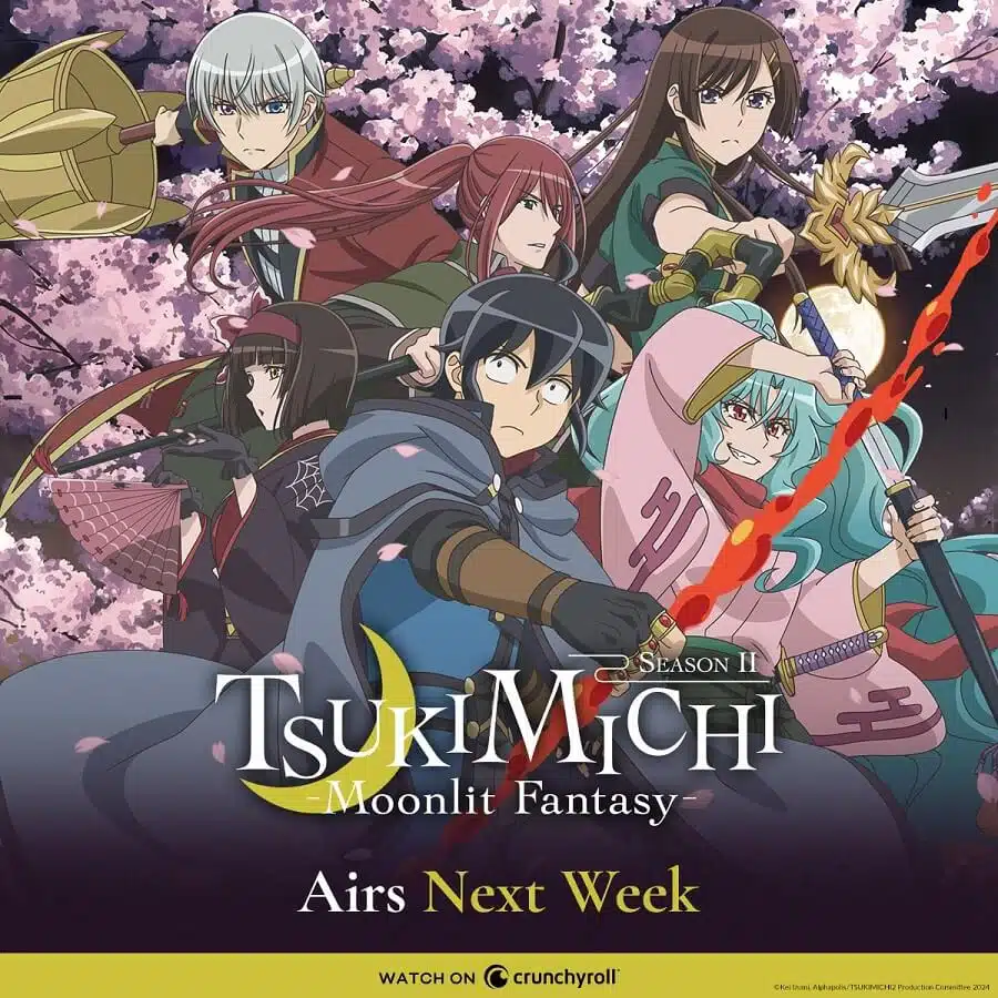Tsukimichi Moonlit Fantasy 2ª Temporada Tsuki ga Michibiku Isekai Douchuu top 20 melhores anime da temporada de inverno 2024